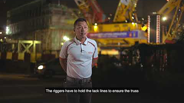 TRX Biggest Lifting Operation of the North South Bridge